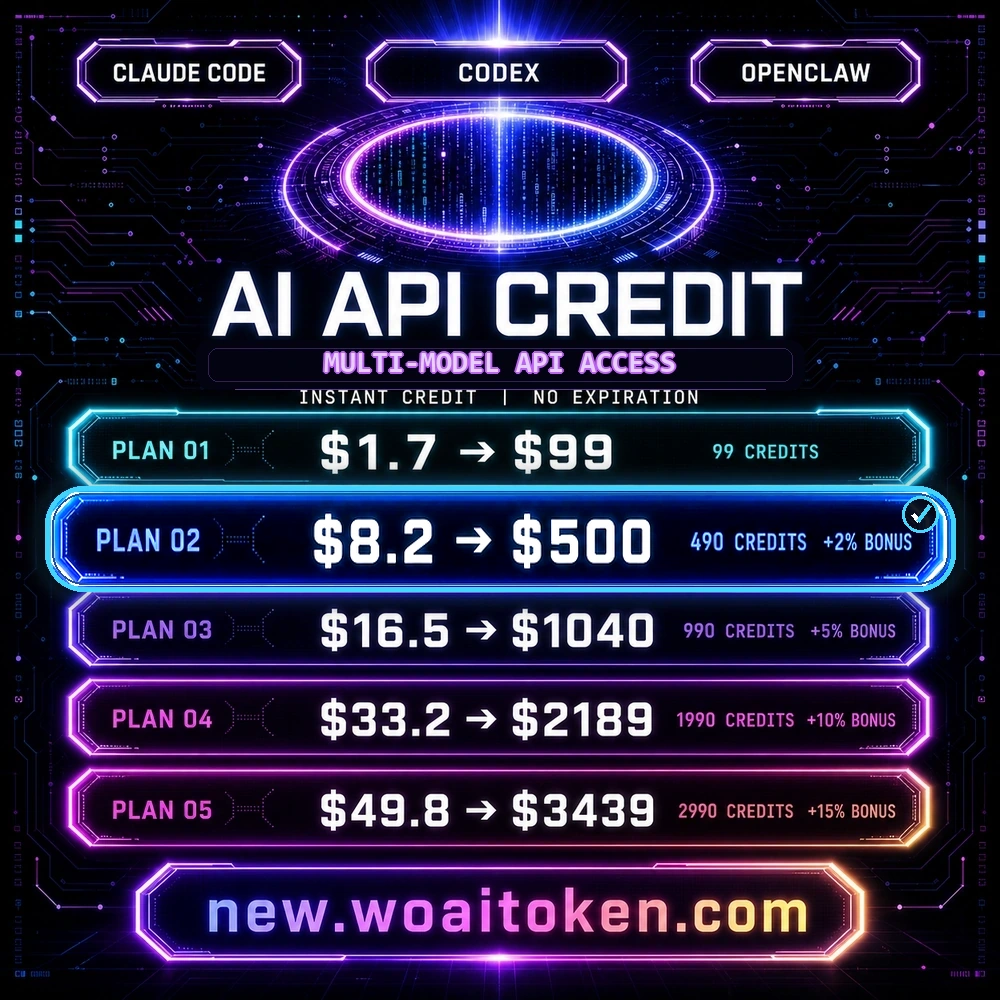 WoAiToken Next Plan 02 card